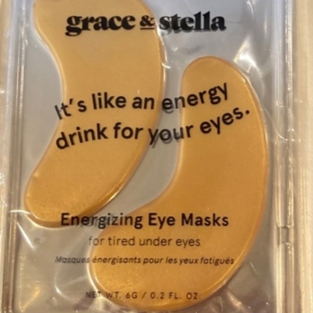Grace & Stella Energizing Eye Masks 1 Set Unisex Beauty Tik Tok Viral Ladies Y2k